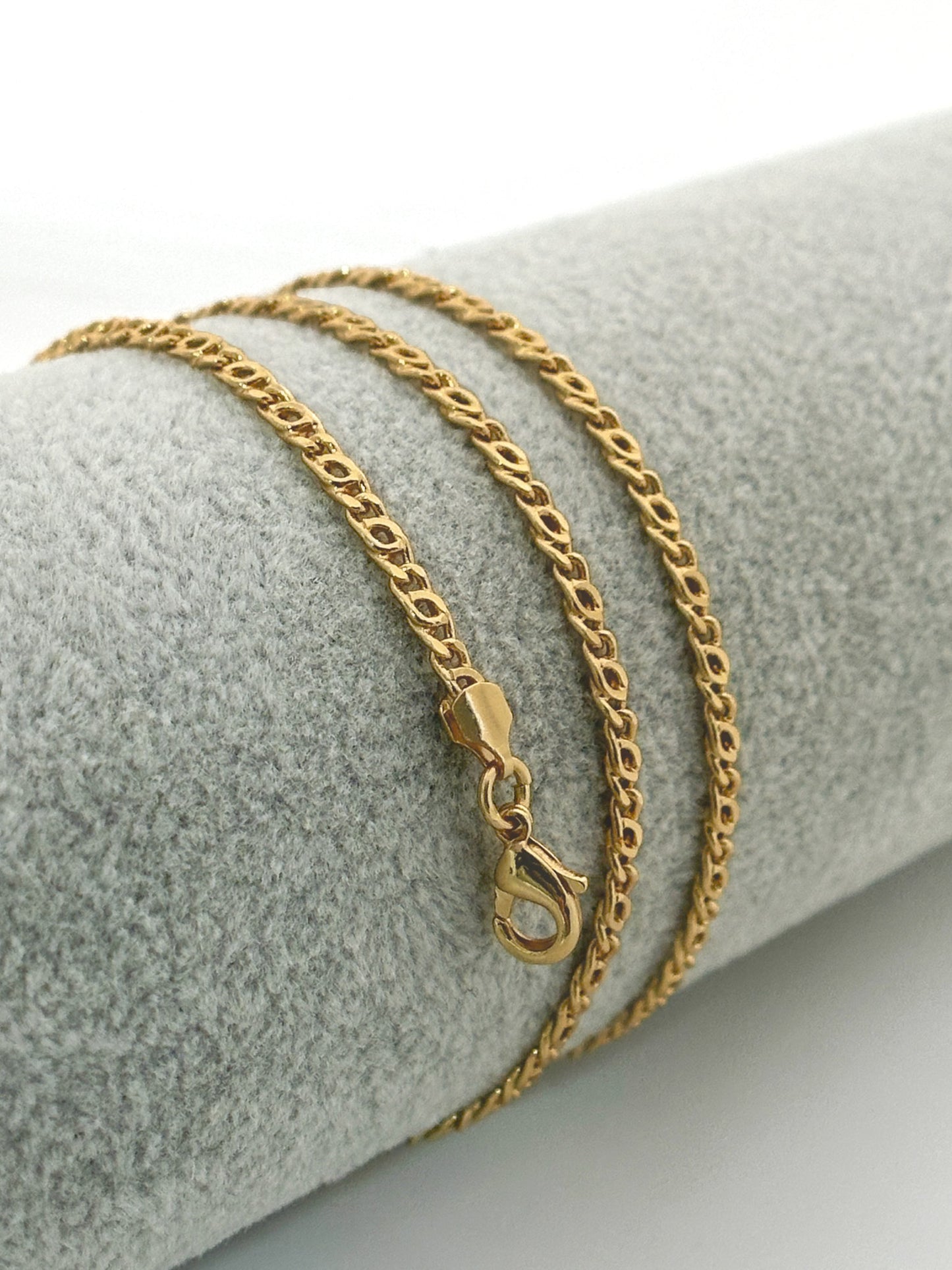 CADENA TEJIDO OCHOS 45CM 2MM