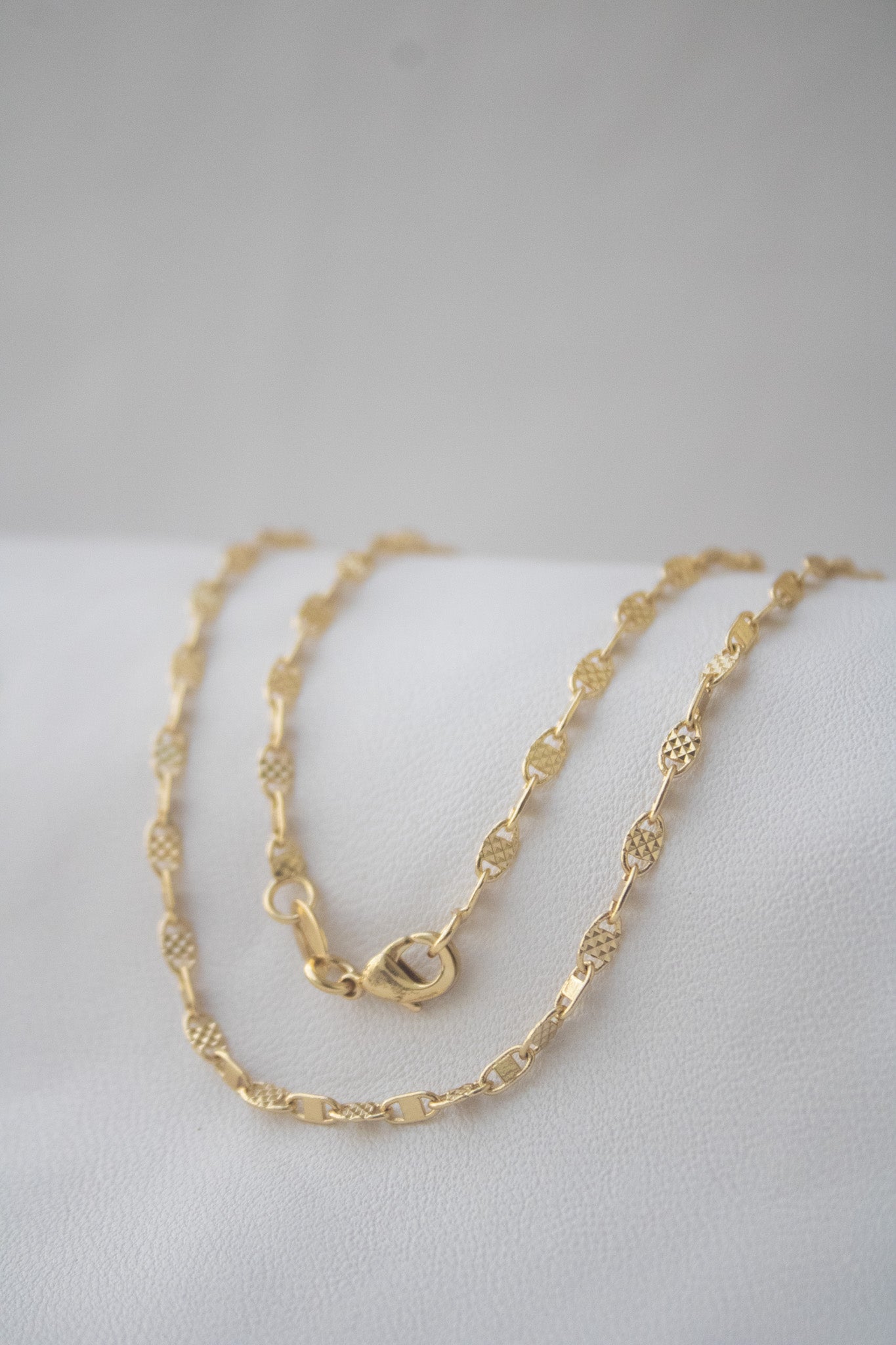 CADENA ESPEJO TALLADA 60CM 3MM