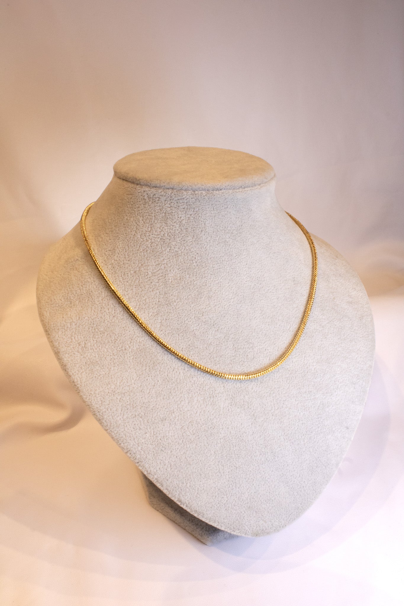 CADENA CUBANA ROSADA 60 CM 5MM