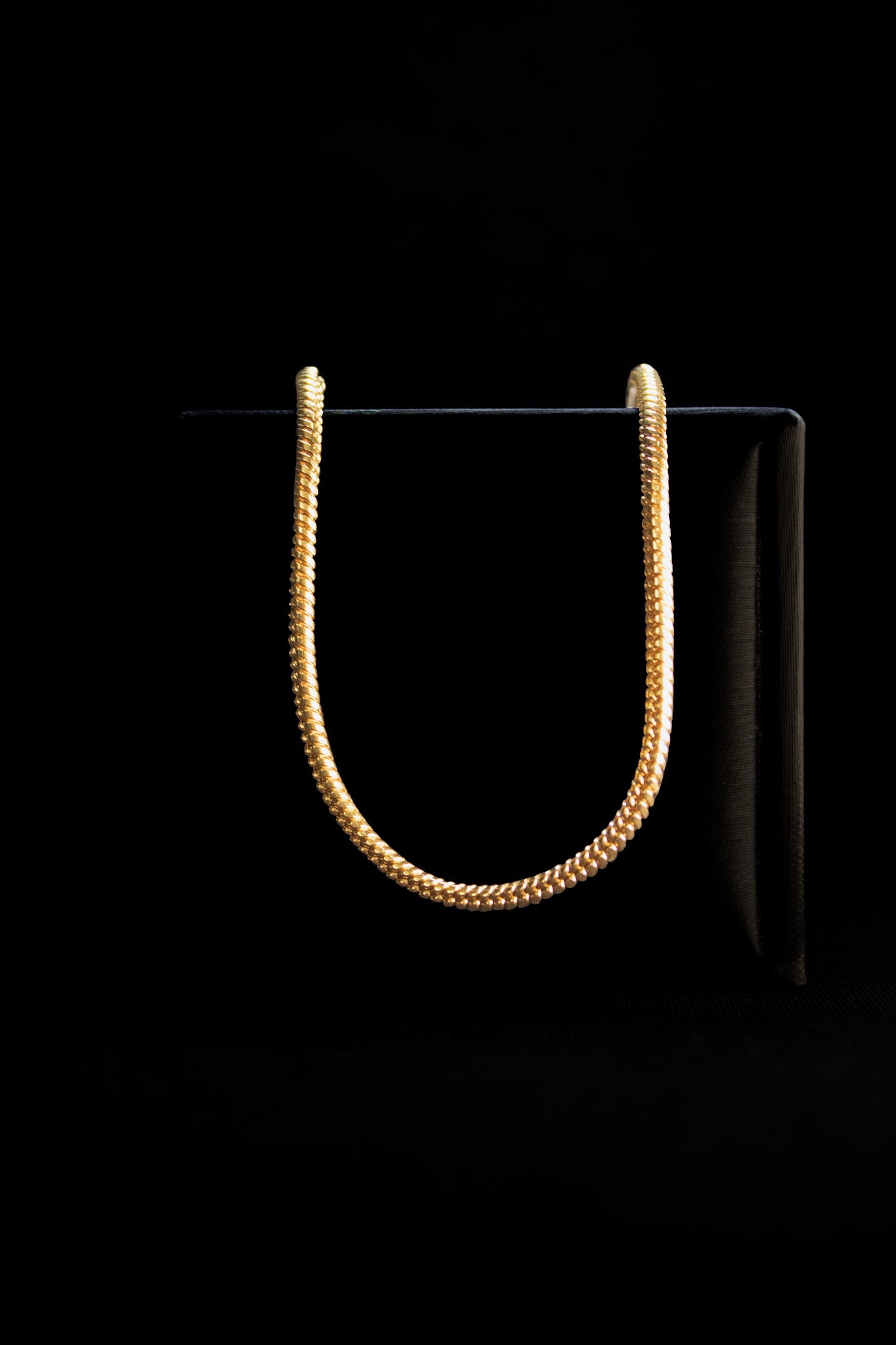 CADENA CUBANA ROSADA 60 CM 5MM