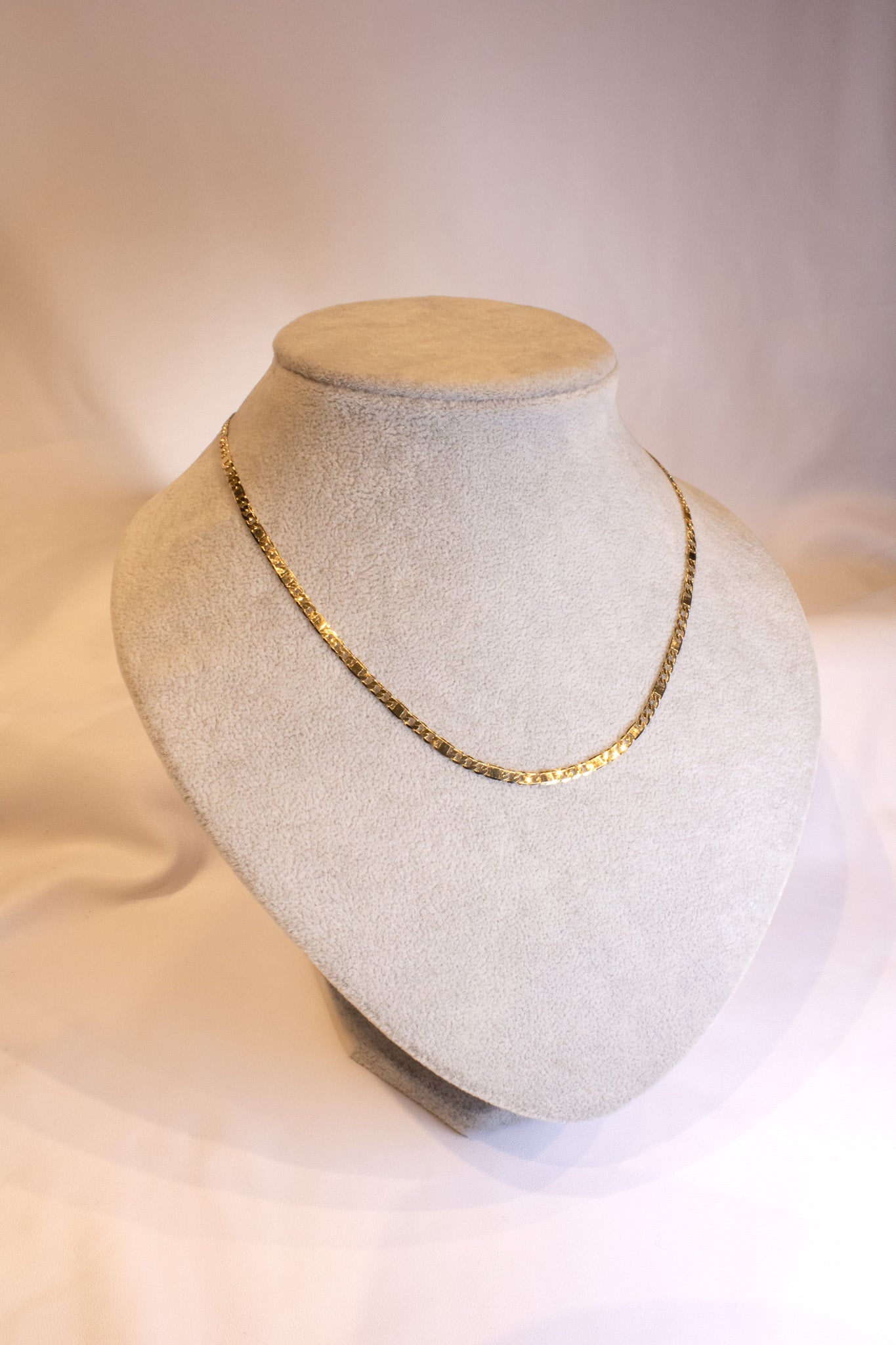 CADENA TRES POR UNO ESPEJO PLANA 60CM 3,5MM