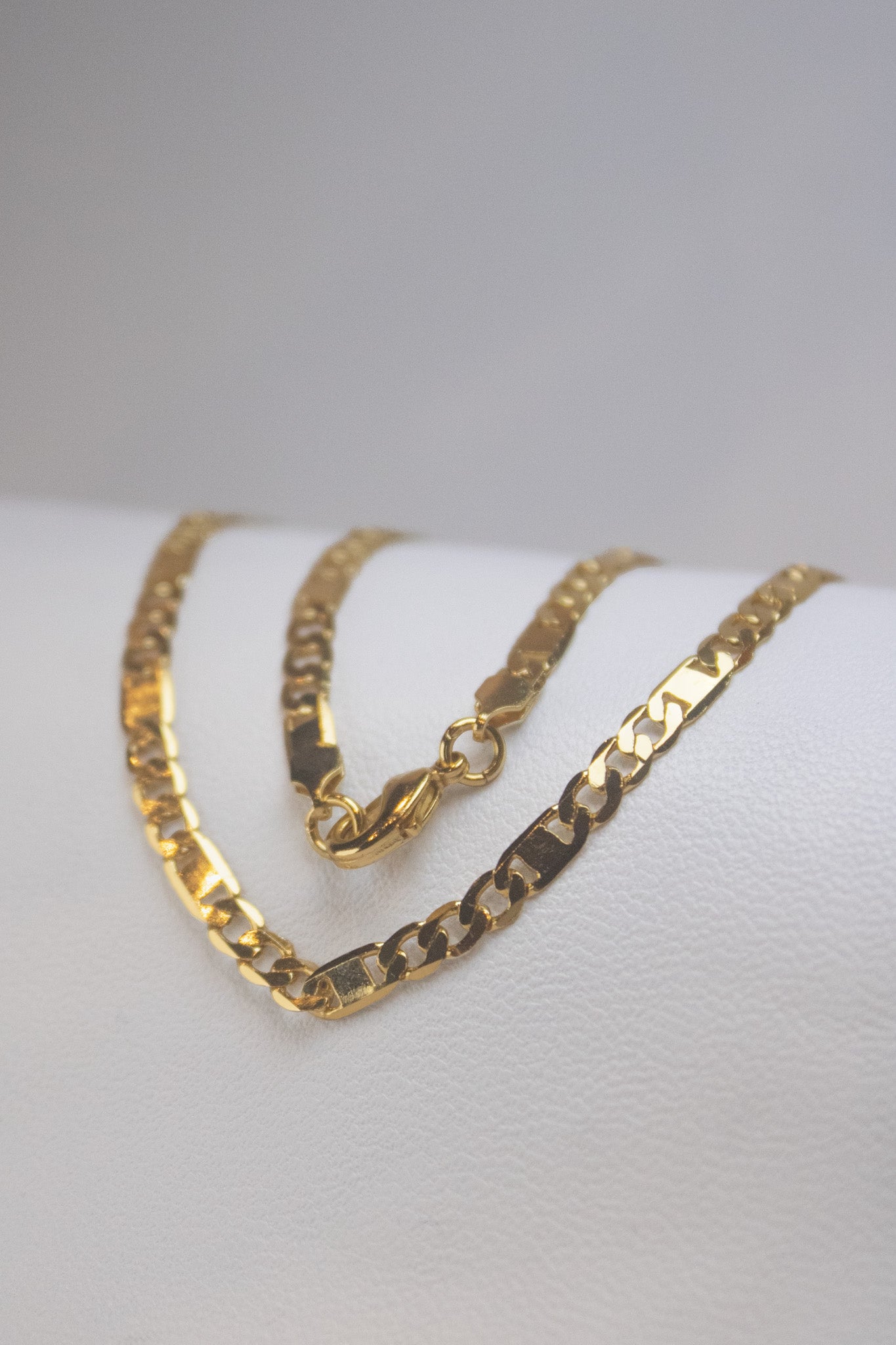 CADENA TRES POR UNO ESPEJO PLANA 60CM 3,5MM