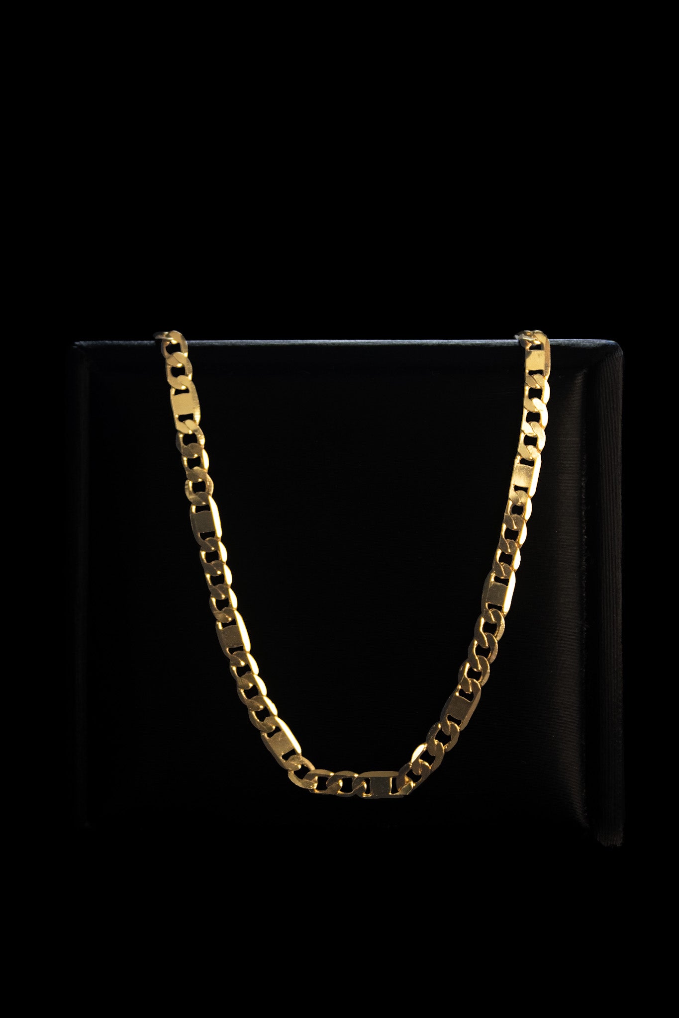 CADENA TRES POR UNO ESPEJO PLANA 60CM 3,5MM