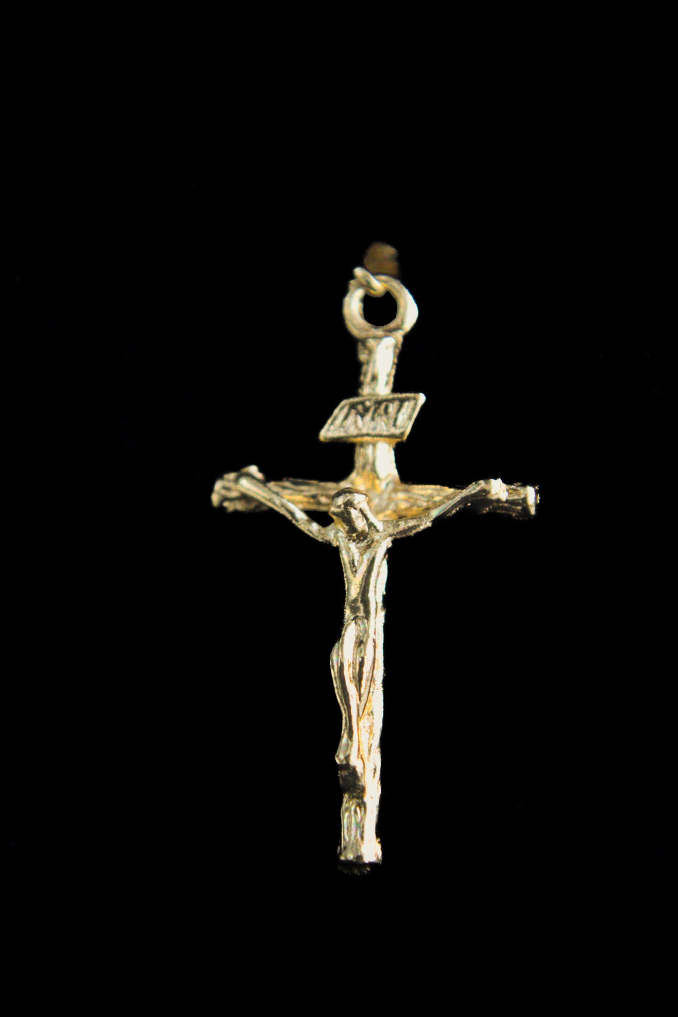 DIJE CRISTO CRUZ TALLADA