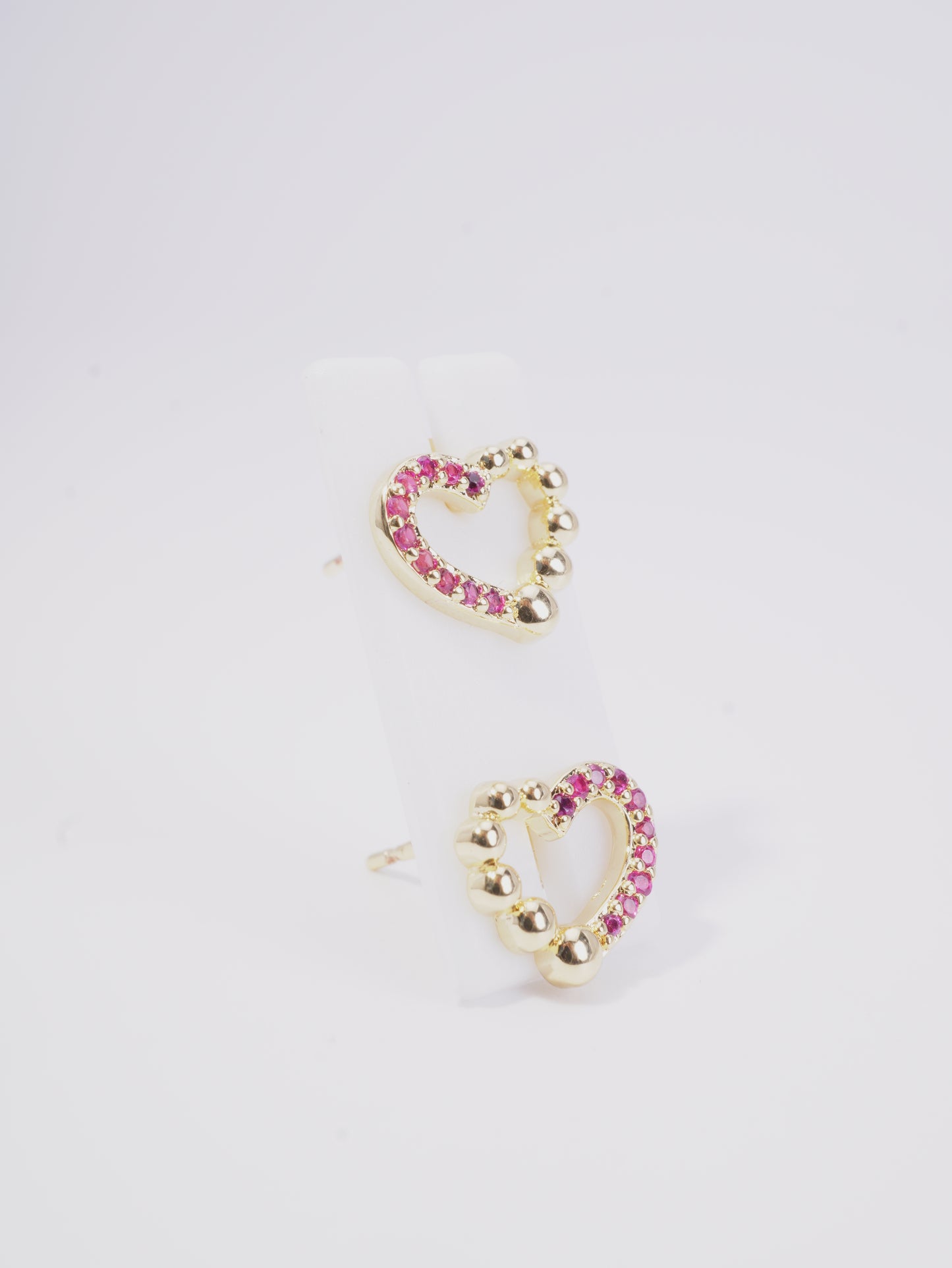 TOPO CORAZON SILUETA MITAD CIRCONES