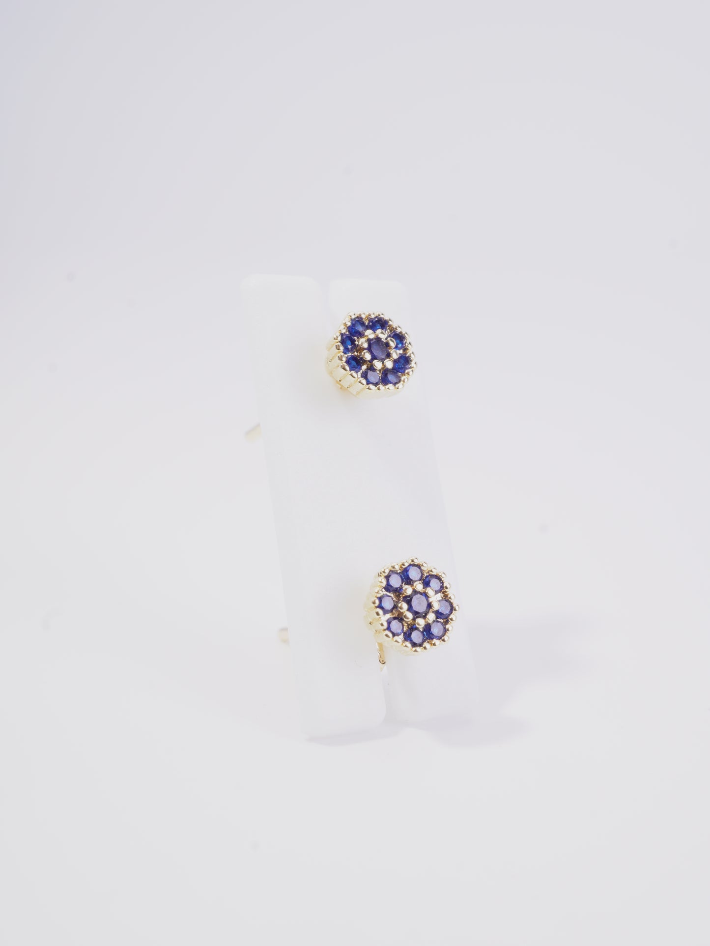 TOPO MINI FLOR CIRCON AZUL