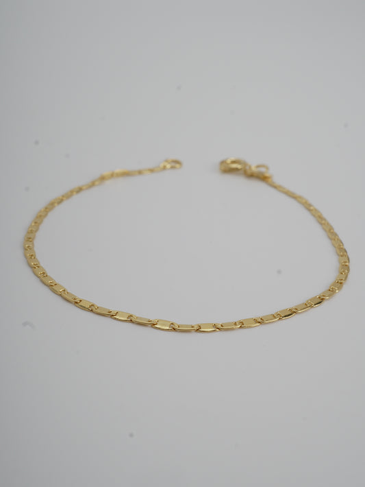 PULSERA PLANA ESPEJO 2MM 18CM