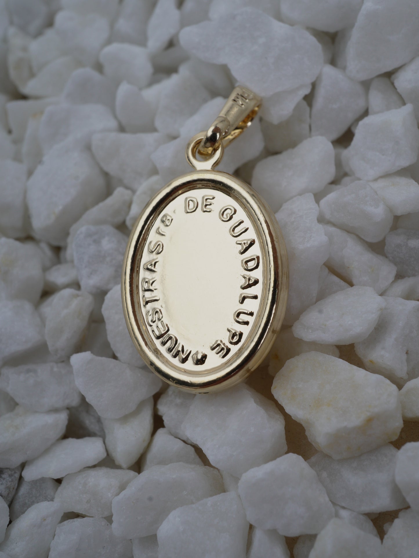 DIJE VIRGEN GUADALUPE CENTRO DESTELLO OVALADO