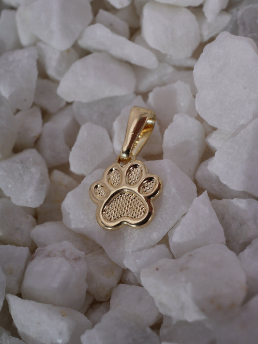 DIJE HUELLA PERRO CENTRO TALLADO