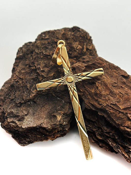 DIJE CRUZ DESTELLOS GRANDE REVES LISO