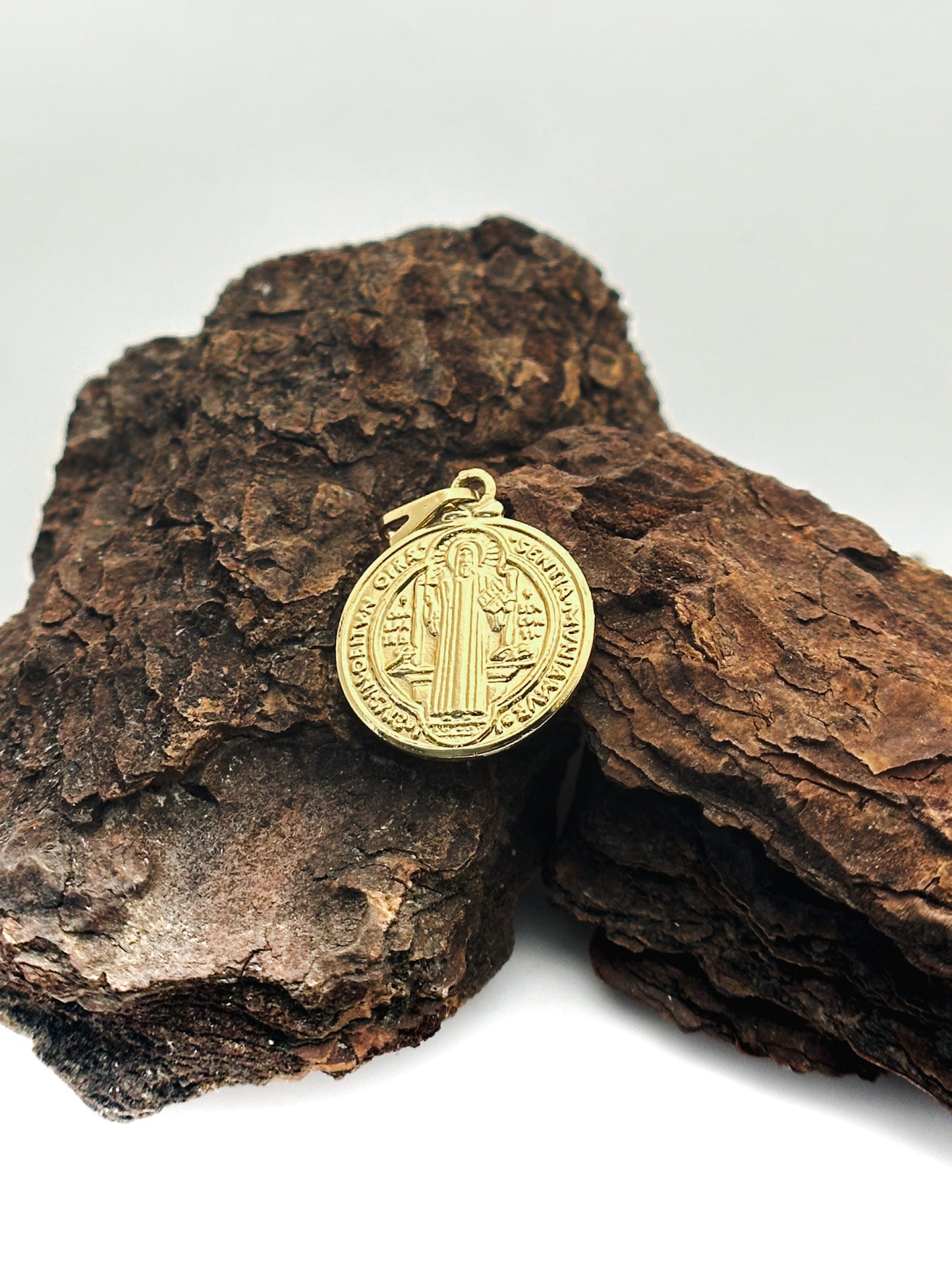 DIJE MEDALLA SAN BENITO MEDIANA