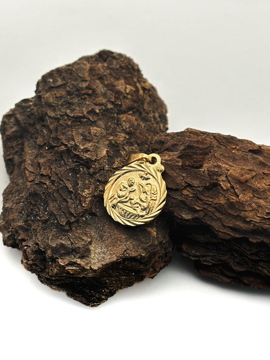 DIJE MEDALLA BAUTISMO PEQUEÑA