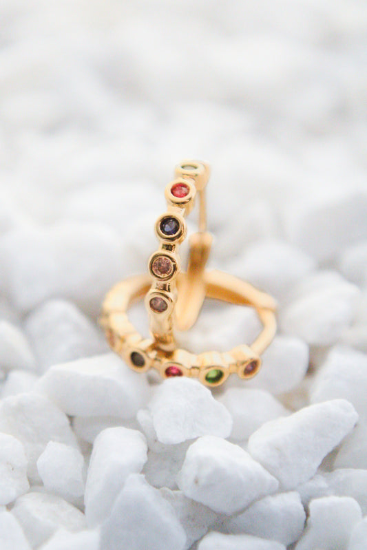 CANDONGAS HUGGIES CIRCONES COLORES 1,3CM