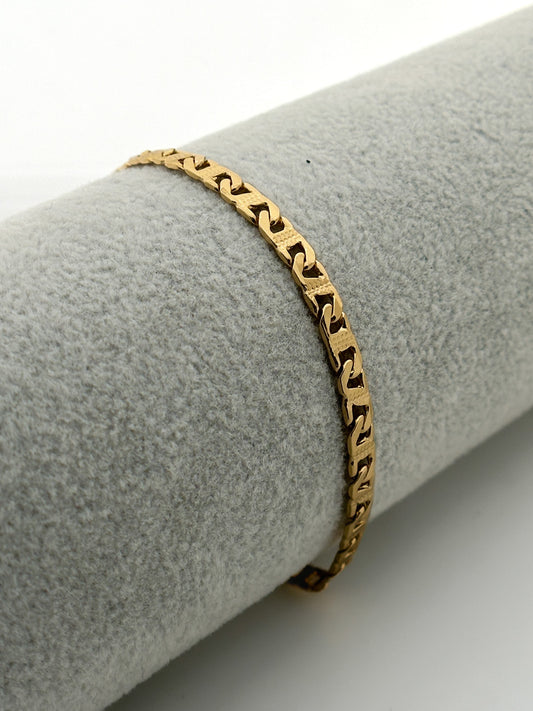 PULSERA ESCALERA PUNTOS 3,5MM 20CM