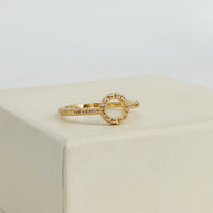 ANILLO CIRCULO CIRCON BLANCO DM