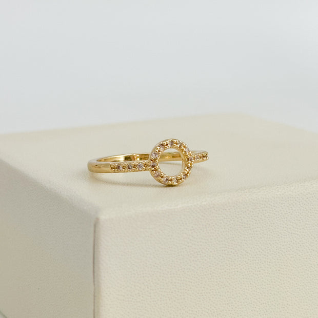 ANILLO CIRCULO CIRCON BLANCO DM