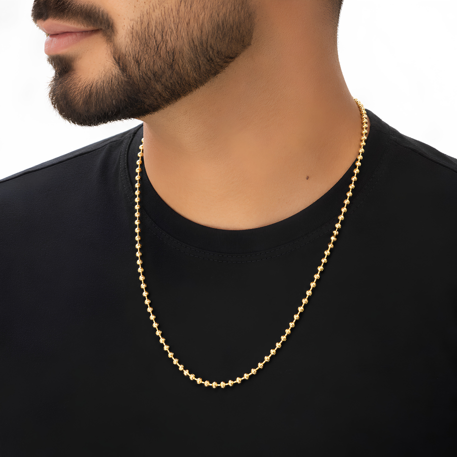 CADENA MILITAR DIAMANTADA 60CM 4MM DM