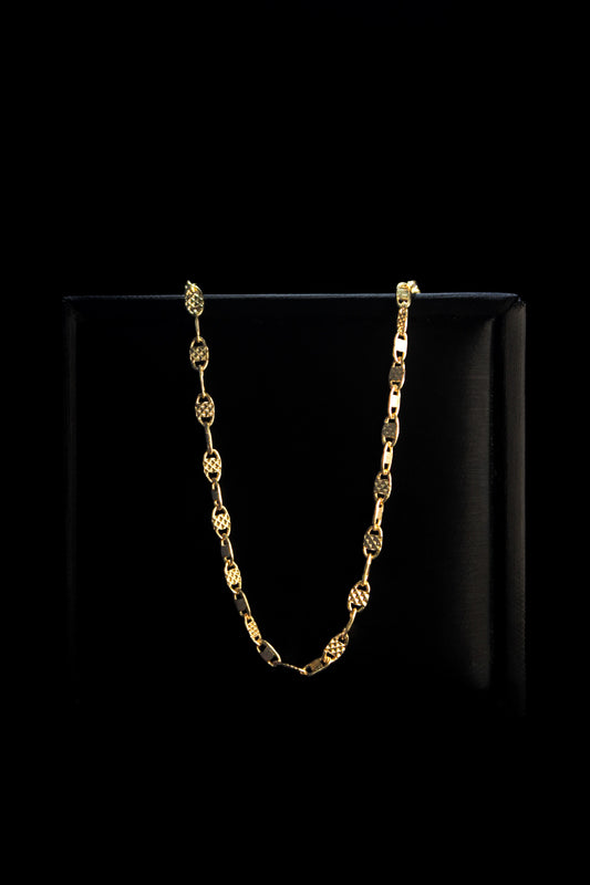 CADENA ESPEJO TALLADA 60CM 3MM