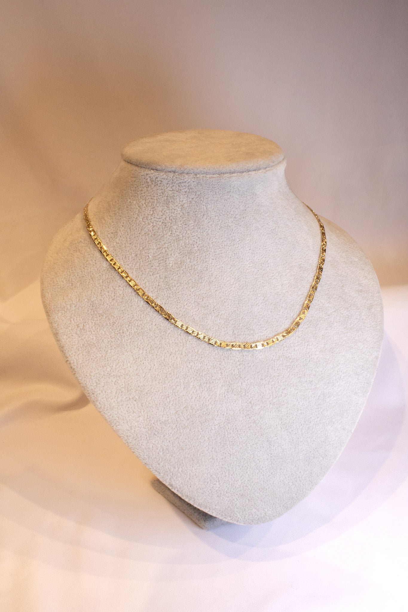 CADENA PLANA TALLADA 45CM 3,5MM