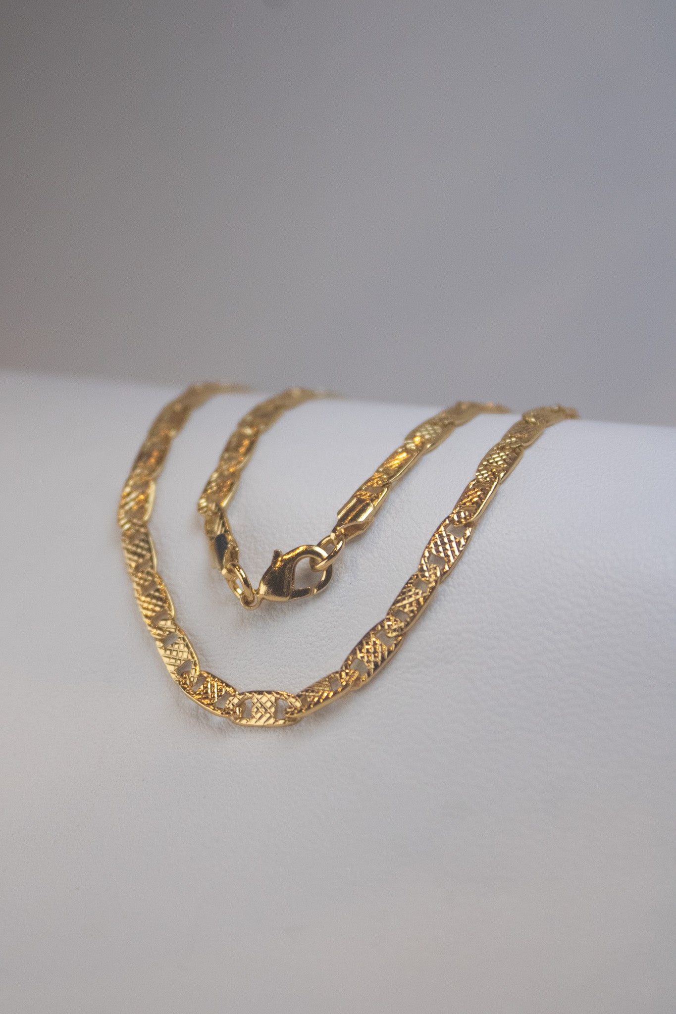 CADENA PLANA TALLADA 45CM 3,5MM