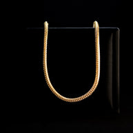 CADENA CUBANA ROSADA 60 CM 5MM