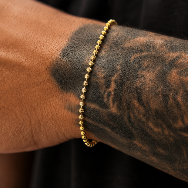 PULSERA MILITAR DIAMANTADA 19CM 2MM DM