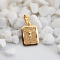 DIJE MEDALLA CRISTO MEDIANA