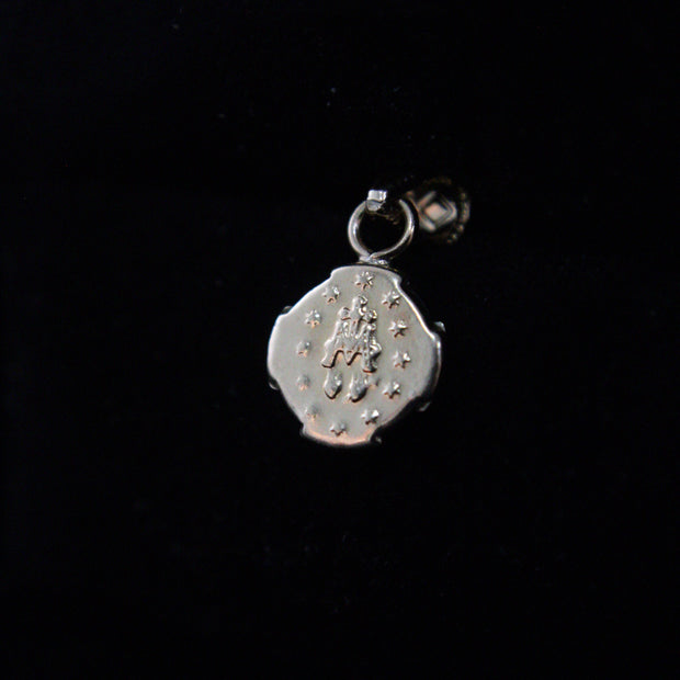 DIJE MEDALLA VIRGEN MILAGROSA PEQUEÑO BORDE RECTO 0,55GR