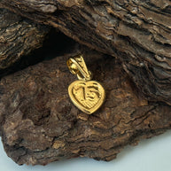 DIJE CORAZON 15 PEQUEÑO 0,4GR