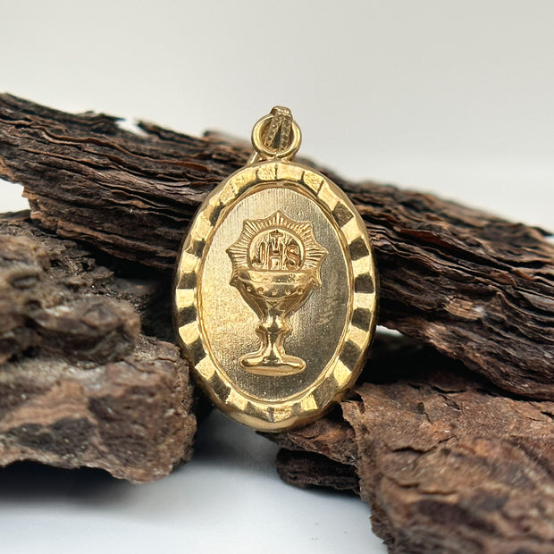 DIJE MEDALLA CALIZ