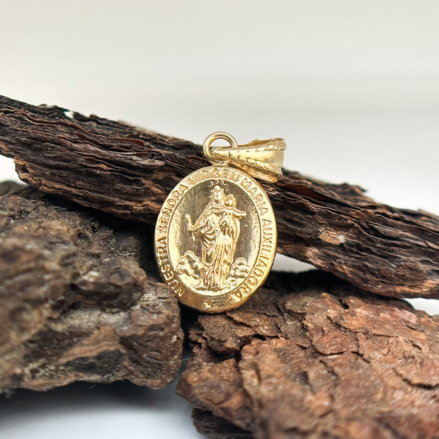 DIJE VIRGEN MARIA AUXILIADORA MEDIANA