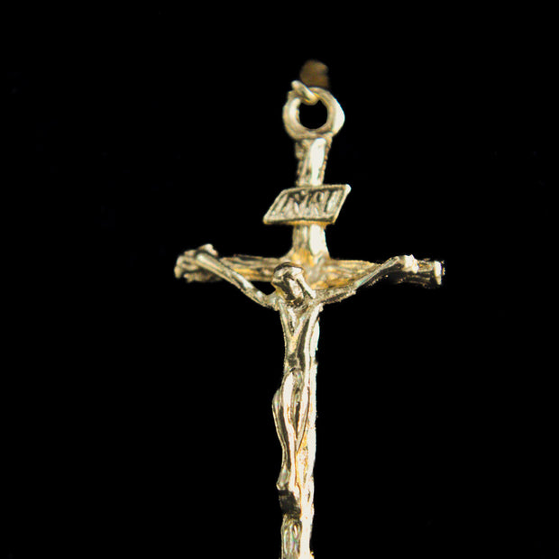 DIJE CRISTO CRUZ TALLADA