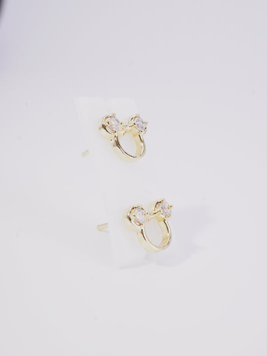 TOPO MINNIE OREJAS CON CIRCON BLANCO