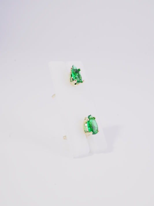 TOPO GOTA EN CIRCON VERDE