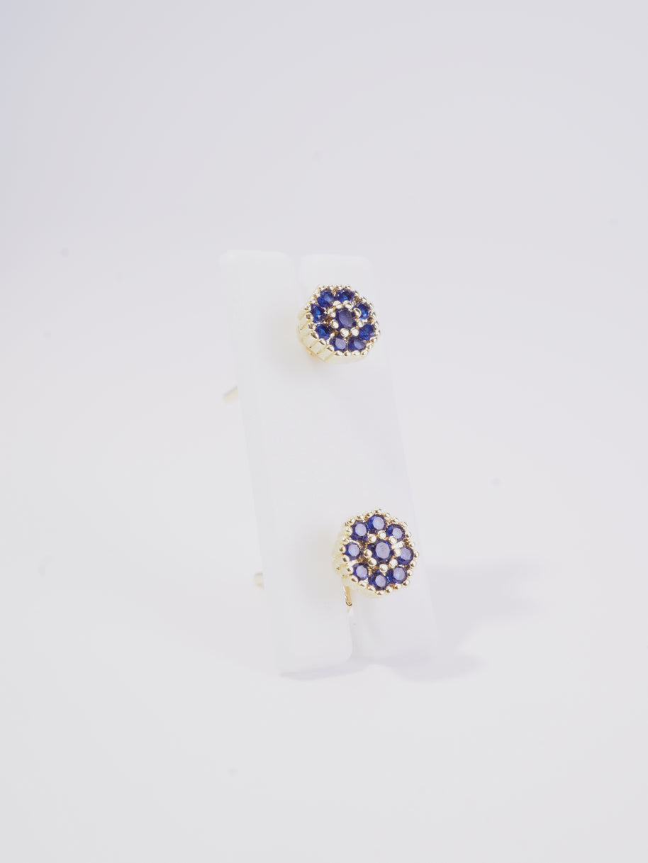 TOPO MINI FLOR CIRCON AZUL