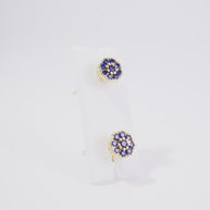 TOPO MINI FLOR CIRCON AZUL