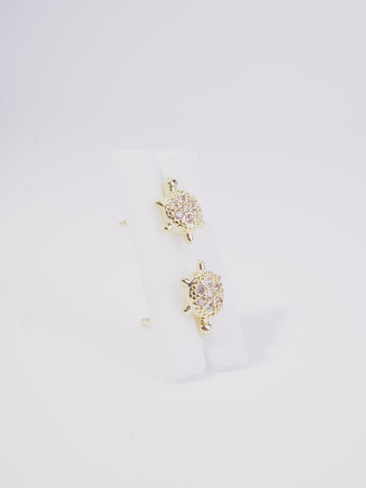 TOPO TORTUGA CON CIRCONES BLANCOS