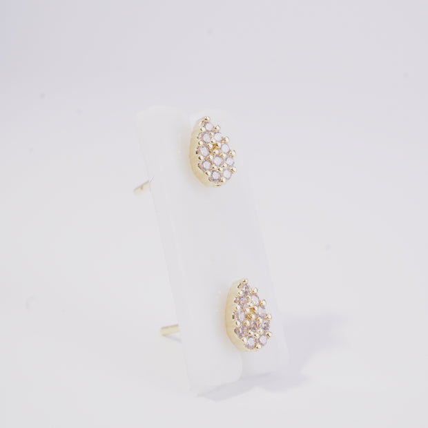 TOPO GOTA PEQUEÑA RELLENO CIRCONES BLANCOS