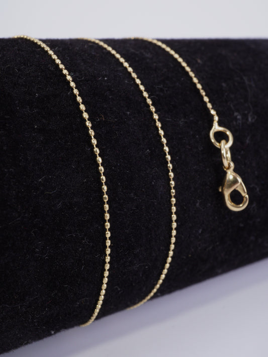 CADENA MINI MILITAR DIAMANTADA 50CM