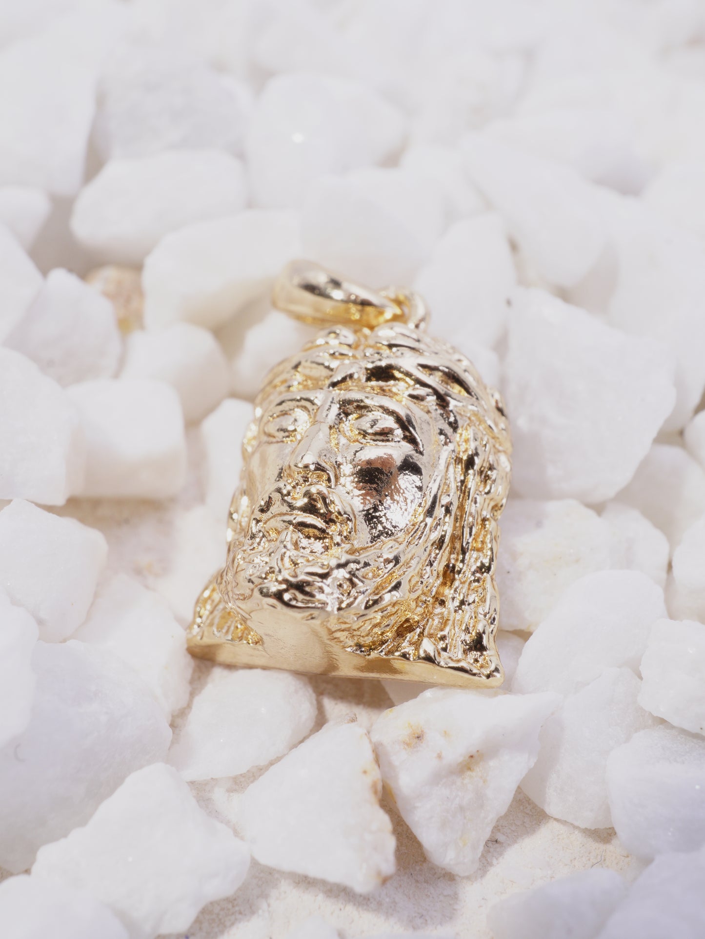 DIJE ROSTRO JESUS CORONA ESPINAS PEQUEÑO