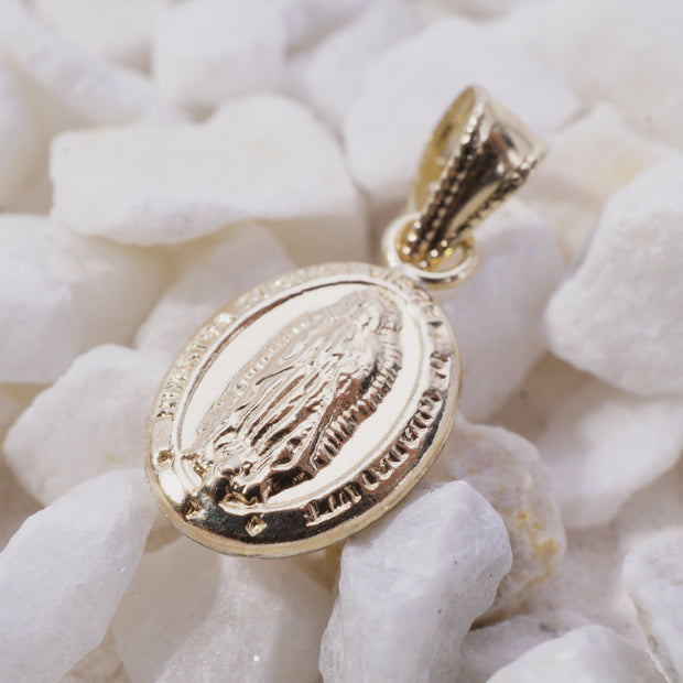 DIJE VIRGEN GUADALUPE DOBLE PEQUEÑO 0,48GR
