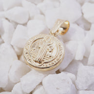 DIJE MEDALLA SAN BENITO MEDIANA 0,65GR