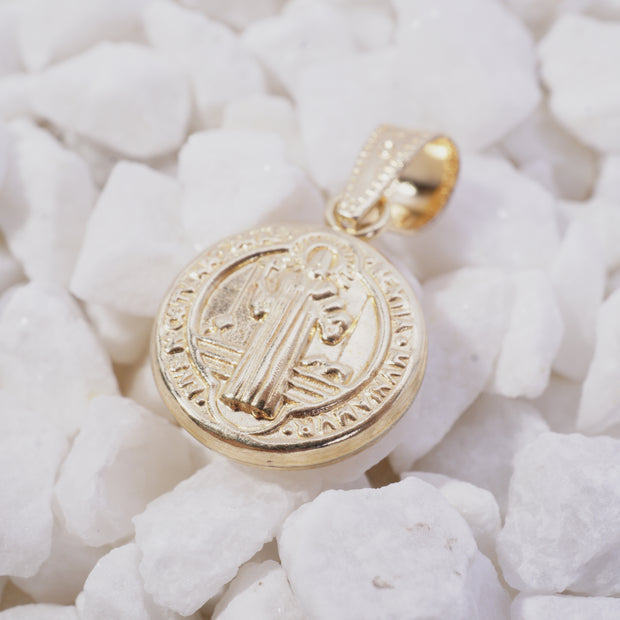 DIJE MEDALLA SAN BENITO MEDIANA 0,65GR