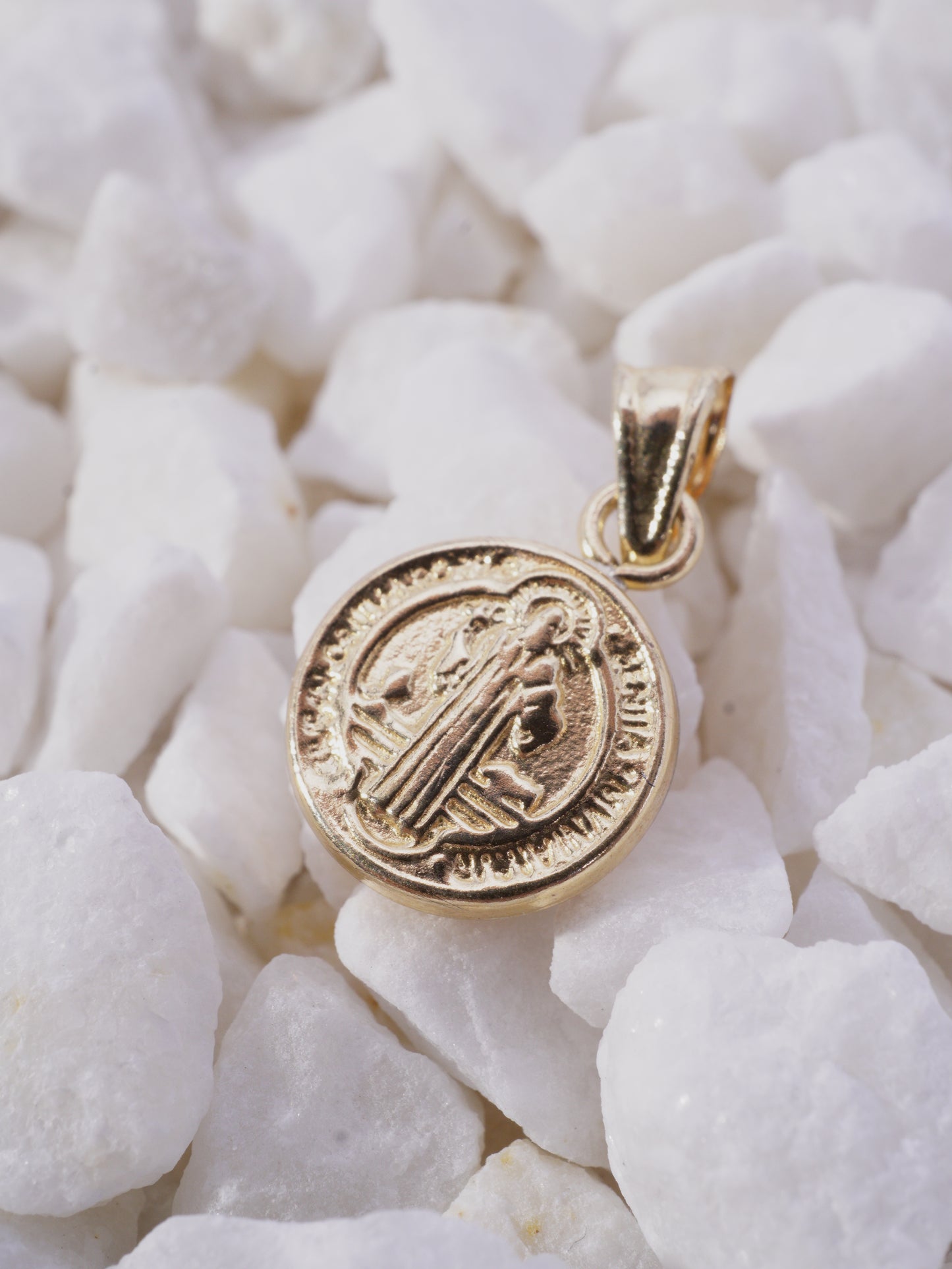 DIJE MEDALLA SAN BENITO PEQUEÑA 0,55GR