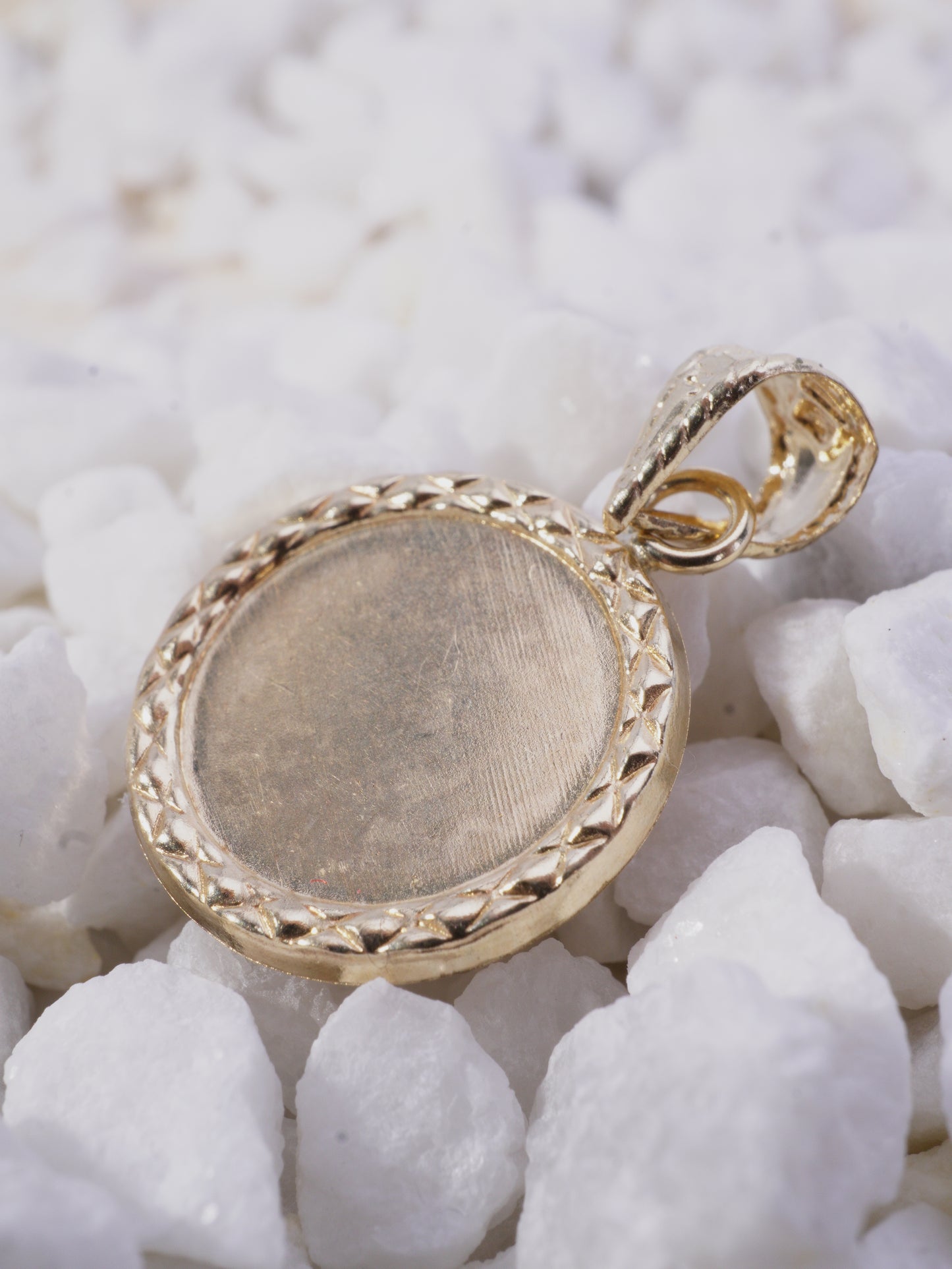 PLACA FOTOGRABADO CIRCULO BORDE DIAMANTADO