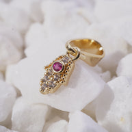 DIJE MINI MANO HAMSA CON CIRCONES