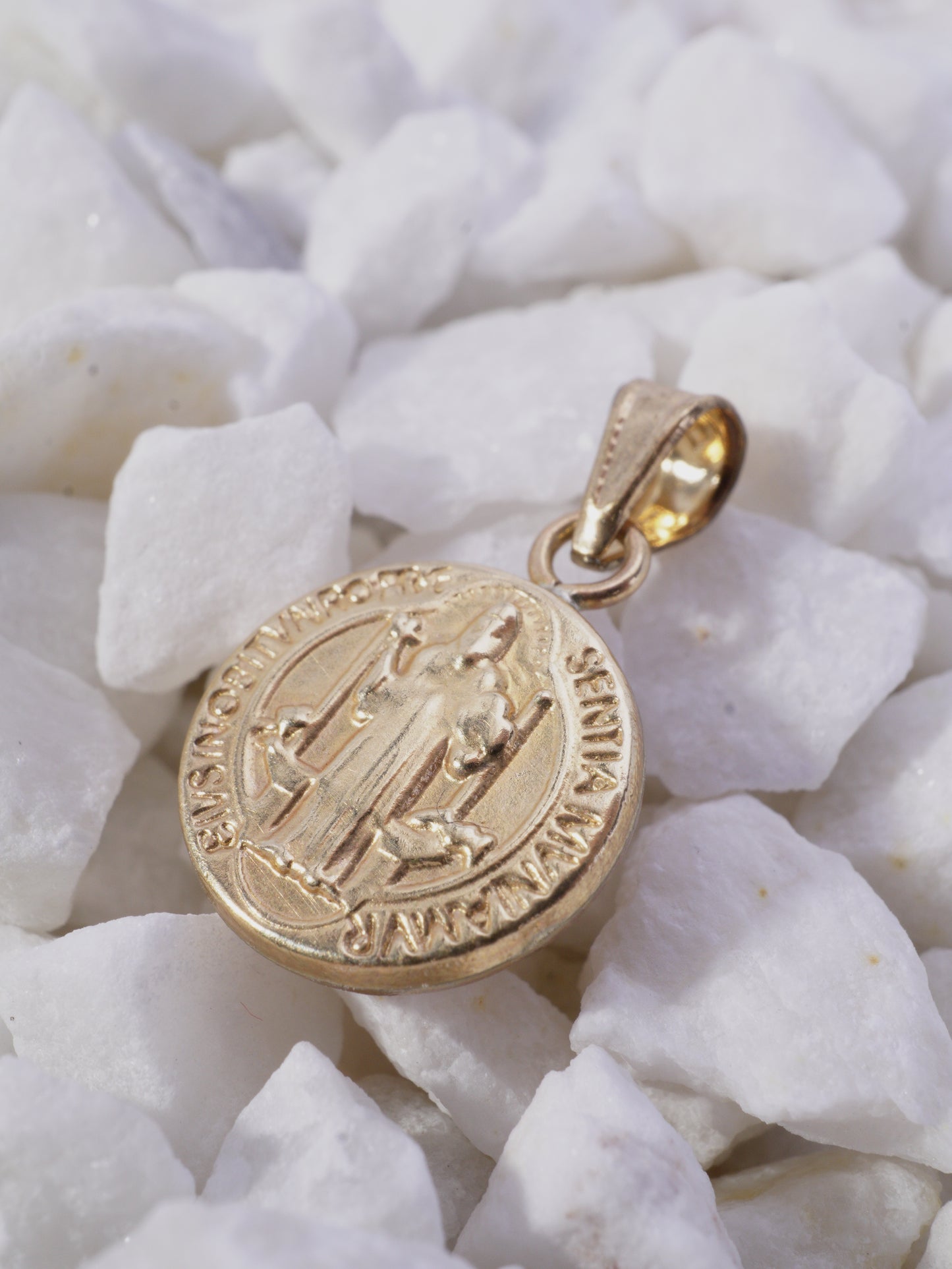 DIJE MEDALLA SAN BENITO MEDIANA