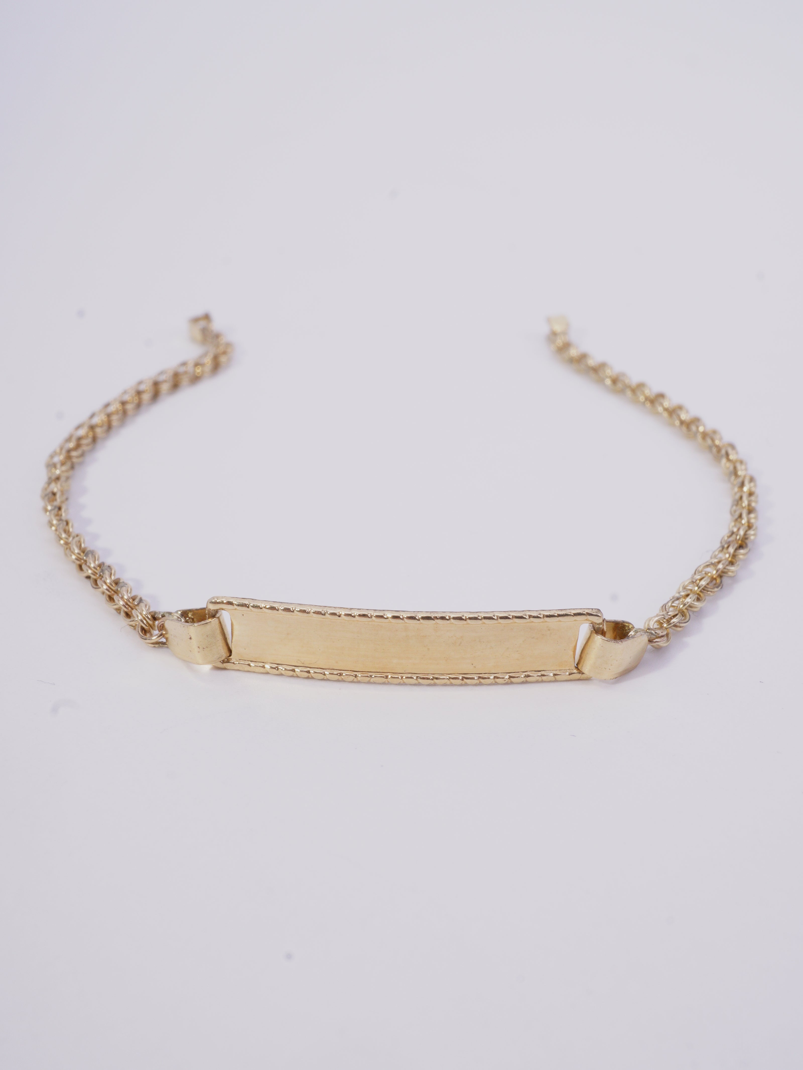 PULSERA PLACA BEBE BGT