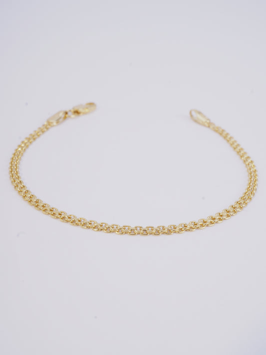 PULSERA CHINA 2MM DAMA O NIÑOS 16CM