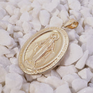 DIJE MEDALLA VIRGEN MILAGROSA GRANDE 2,74GR